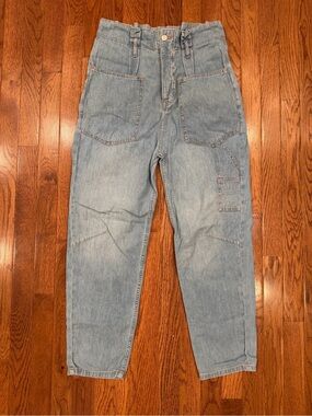 We The Free Light Blue Relaxed Women's Carpenter Jeans